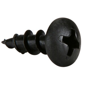 Main product image for #8 x 1/2" Deep Thread Pan Head Screws Black 100 Pcs. 081-420